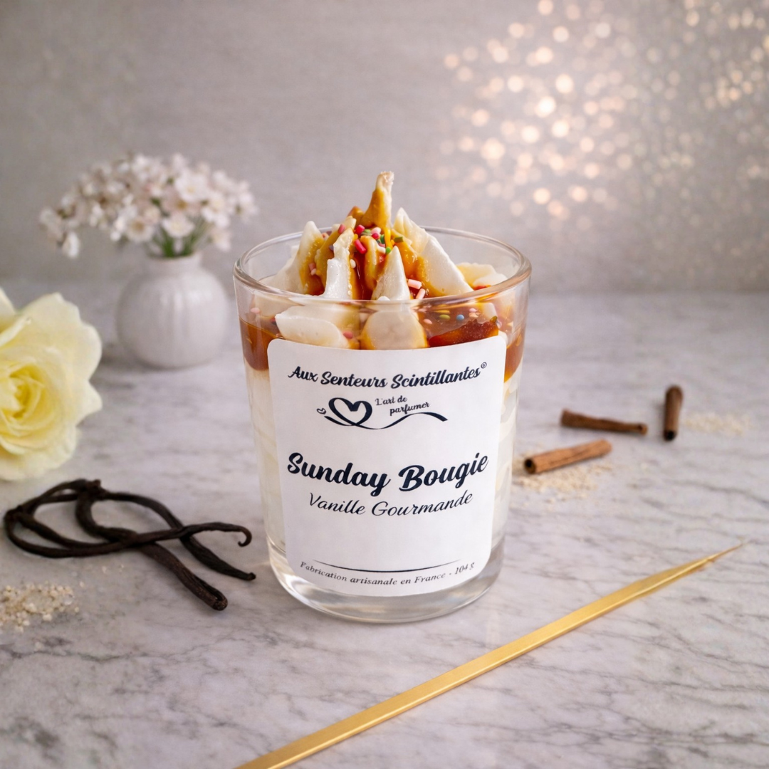 Bougie Sunday – Gourmand Vanille