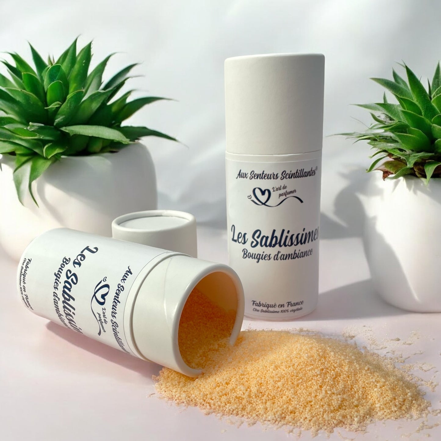 Pack bougie d'ambiance SABLISSIME – Bougies DIY maison faciles