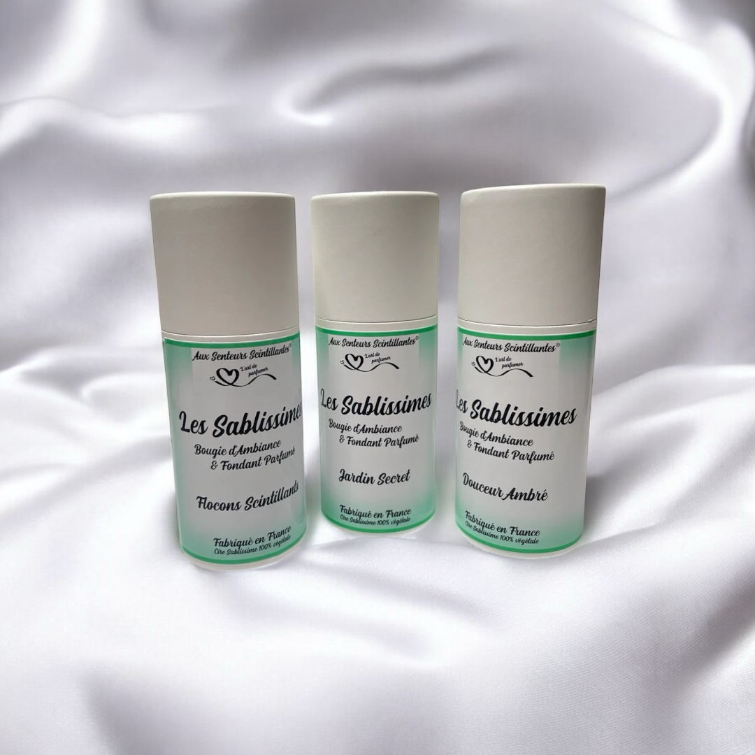 Sablissime Bougie 2 en 1 Fondant Parfumé. PARFUM ÉVASION