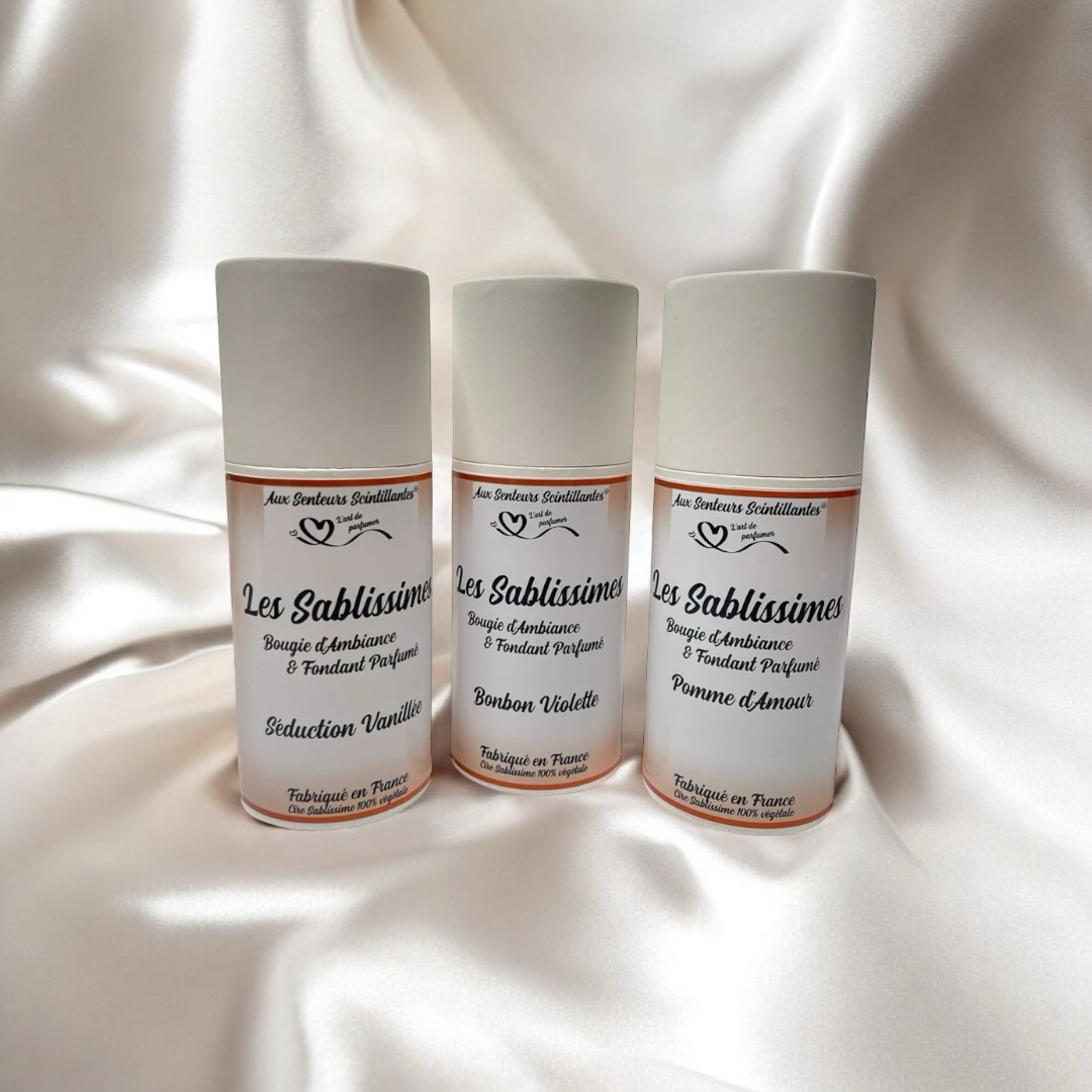 Sablissime Bougie 2 en 1 Fondant Parfumé. PARFUM GOURMAND