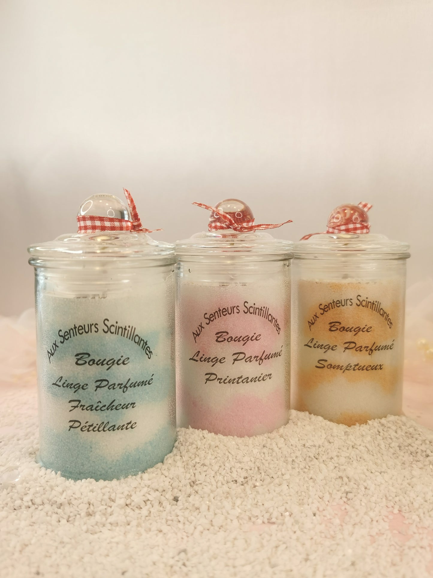 Bougie parfumée SABLISSIME collection "Linge parfumé"