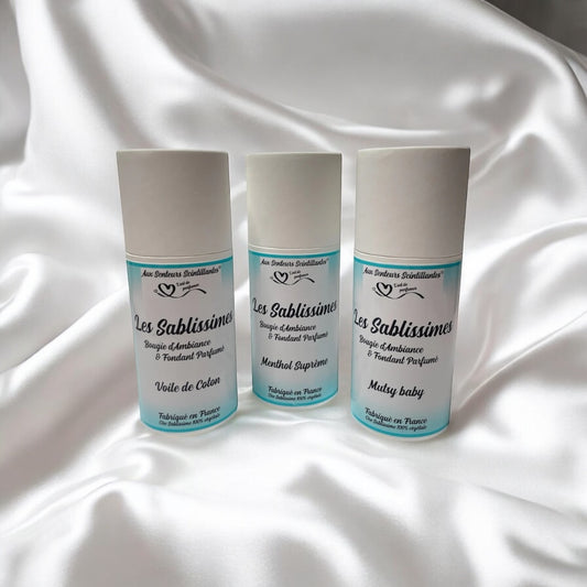 Sablissime Bougie 2 en 1 Fondant Parfumé. Nuages Frais