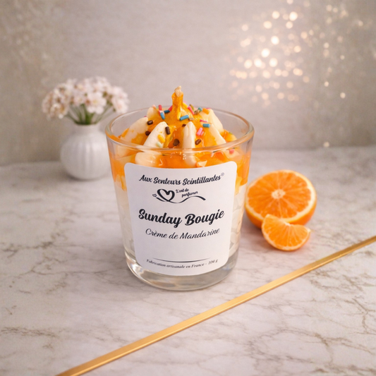 Bougie Sunday – Crème de Mandarine