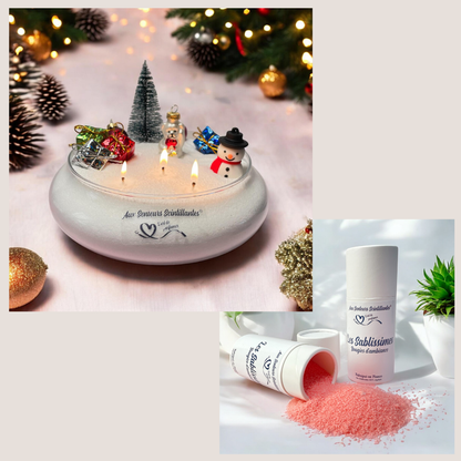 Coffret Sablissime BOUGIE DIY avec décoration de noël