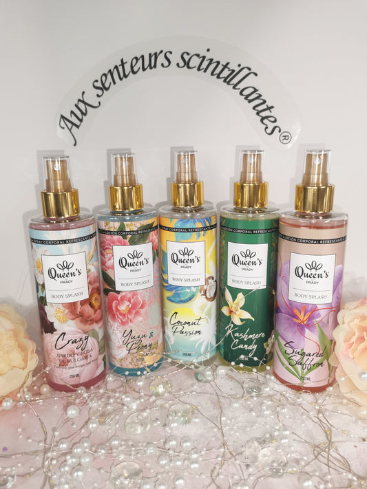 Very well-known perfumed body mists