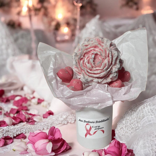 OCTOBRE ROSE  Fondant Parfumé – SOUTENONS la lutte contre le cancer du sein