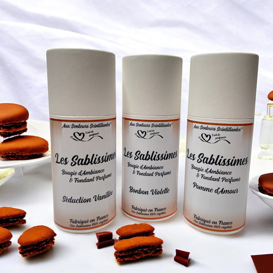 Sablissime Bougie 2 en 1 Fondant Parfumé. PARFUM GOURMAND