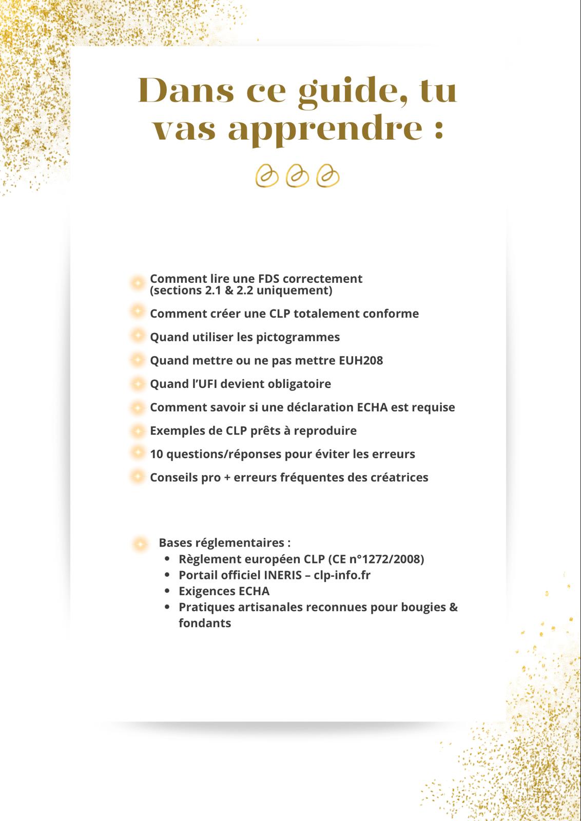 Guide CLP- Bougies & Fondants