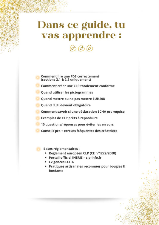 Guide CLP- Bougies & Fondants