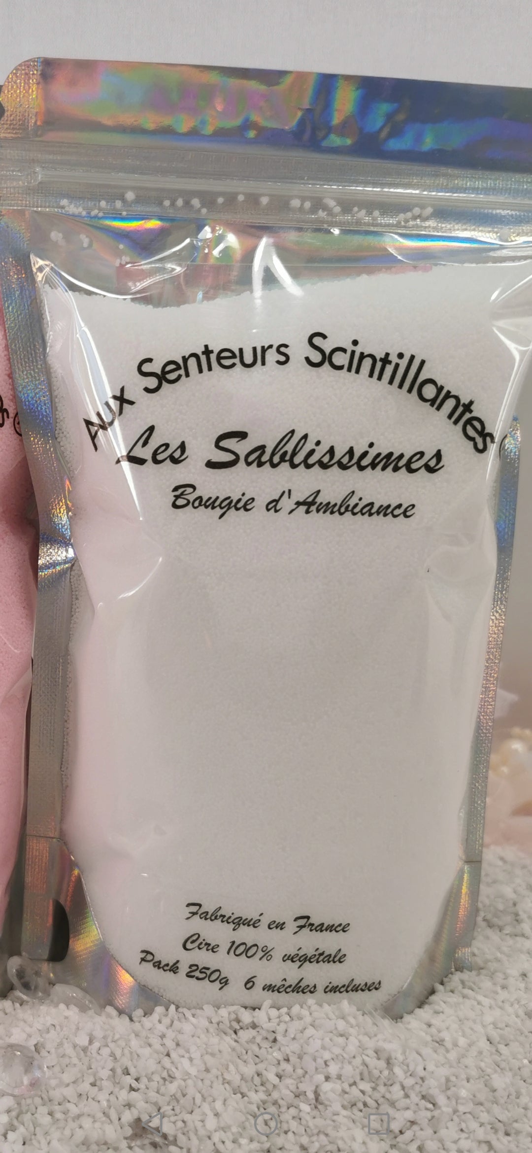 Pack bougie d'ambiance SABLISSIME